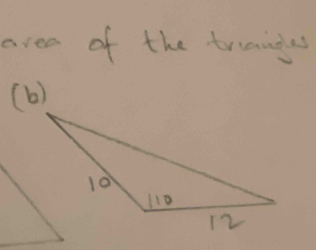 area of the triandes