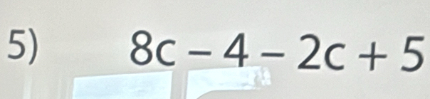 8c-4-2c+5