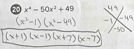 20 x^4-50x^2+49