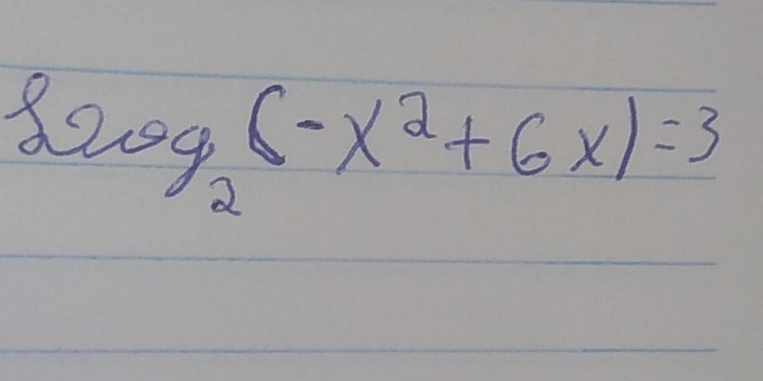 f20g_2(-x^2+6x)=3