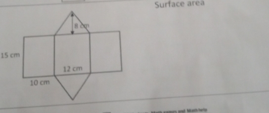 Surface area 
and Math harip