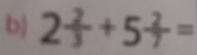 2 2/3 +5 2/7 =