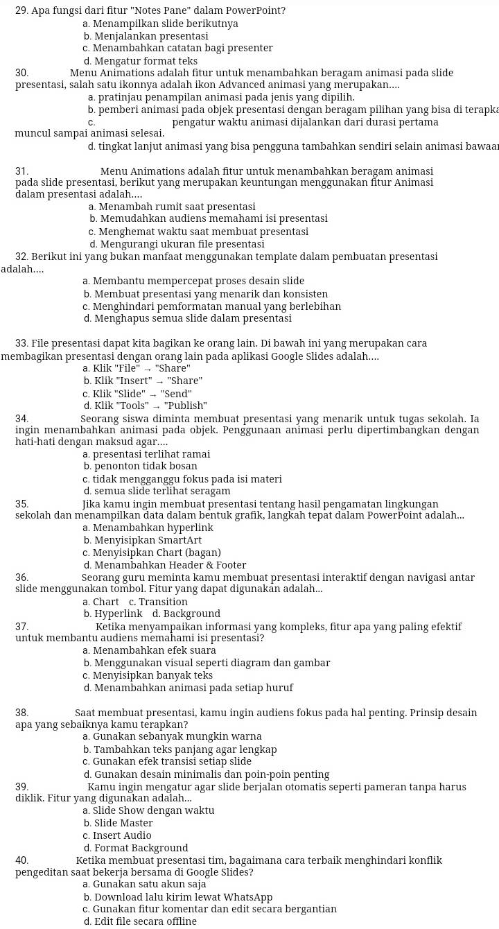 Telah dijawabApa fungsi dari fitur 