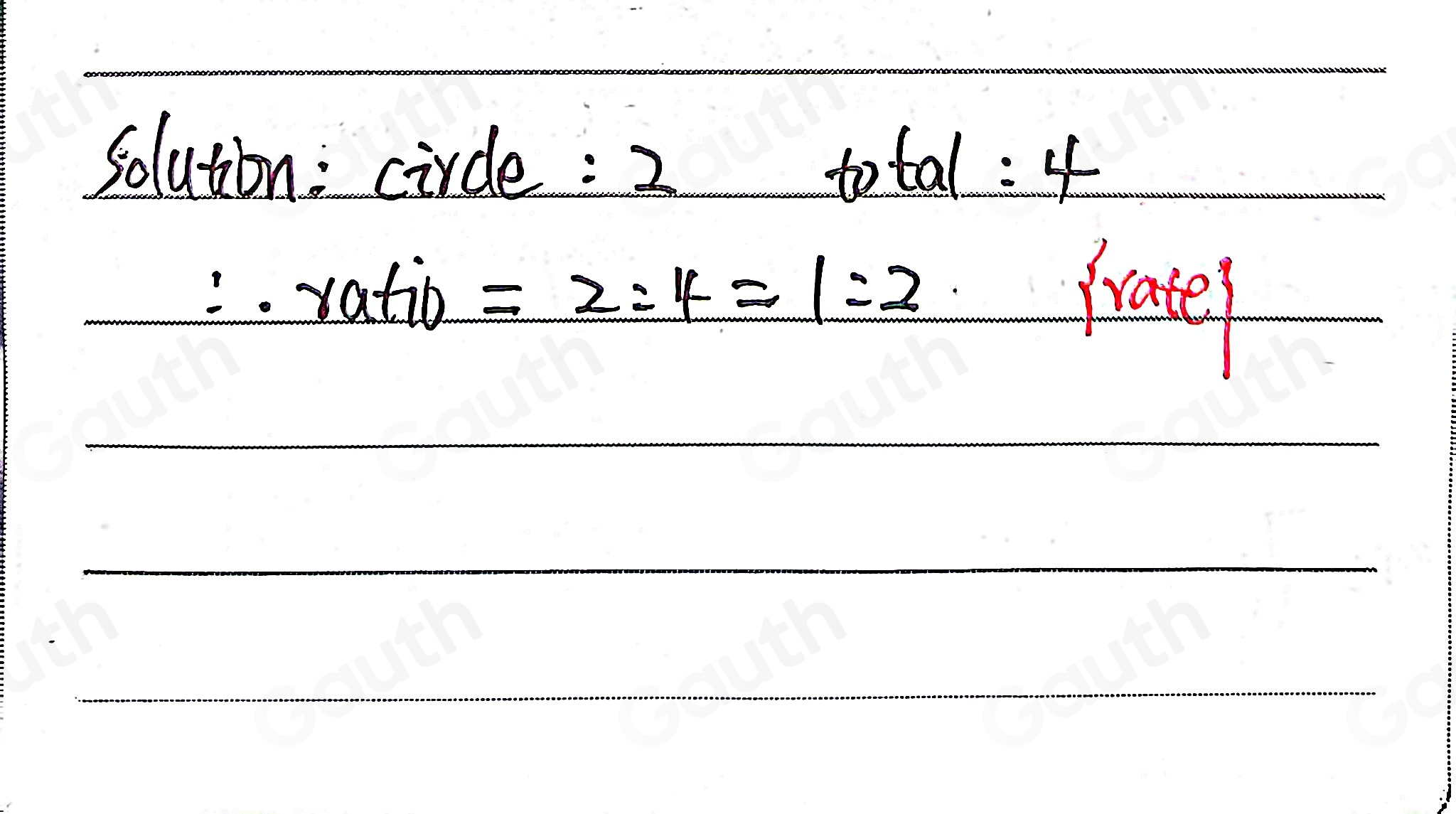 Solved: Find the ratio of circles to total shapes in the diagram below ...