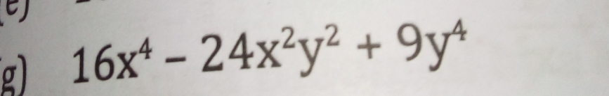 16x^4-24x^2y^2+9y^4