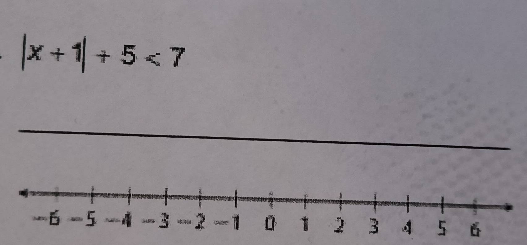 |x+1|+5<7</tex>