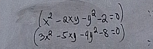 (x^2-2xy-y^2-2=0)