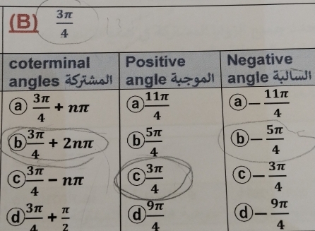  3π /4 