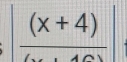 frac (x+4)