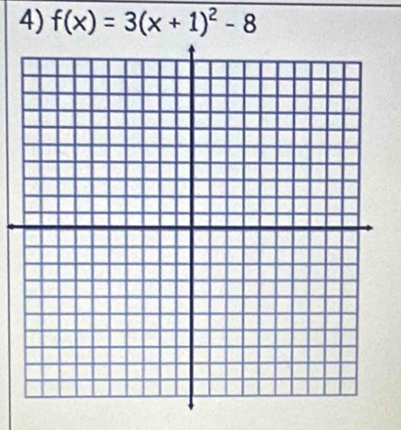 f(x)=3(x+1)^2-8