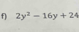 2y^2-16y+24