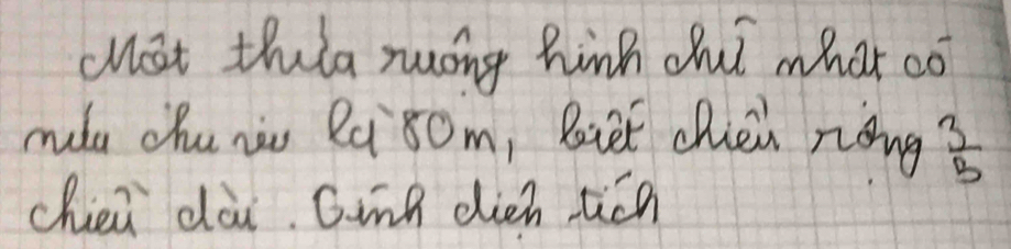 chast thula zuong hinh chuī mhat co 
mdu chu i Ra8om, Biet chiei zong  3/8 
chei dà. Ging dich tcn