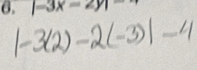 |-3x=2y|