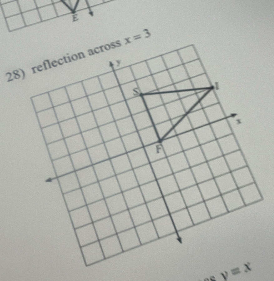 E
28) x=3
y=x