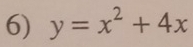 y=x^2+4x