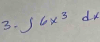 ∈t 6x^3dx