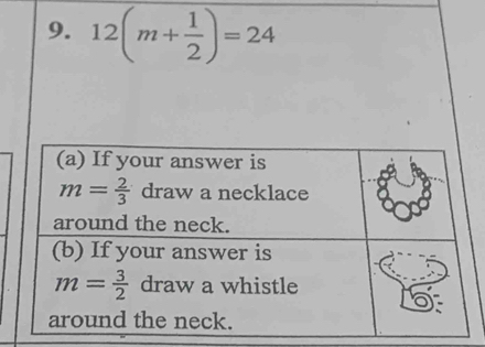 12(m+ 1/2 )=24