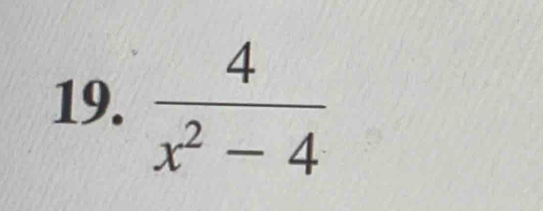  4/x^2-4 