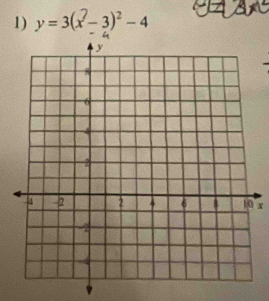 y=3(x-3)^2-4
x