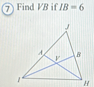 Find VB if IB=6