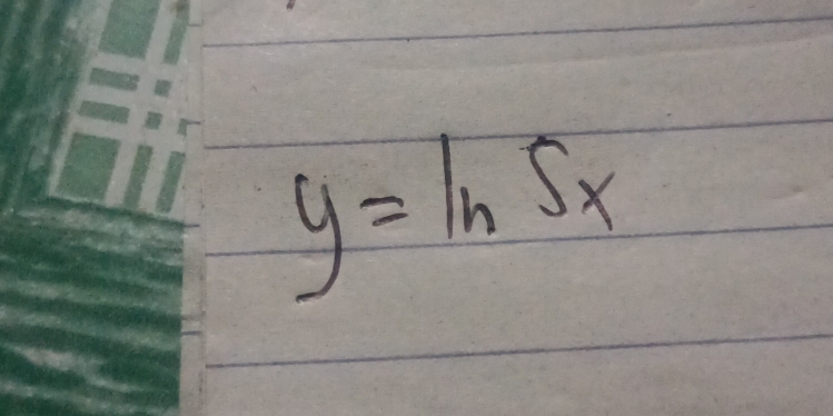 y=ln Sx