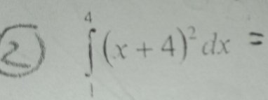 ∈tlimits _0^(4(x+4)^2)dx