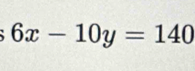 6x-10y=140