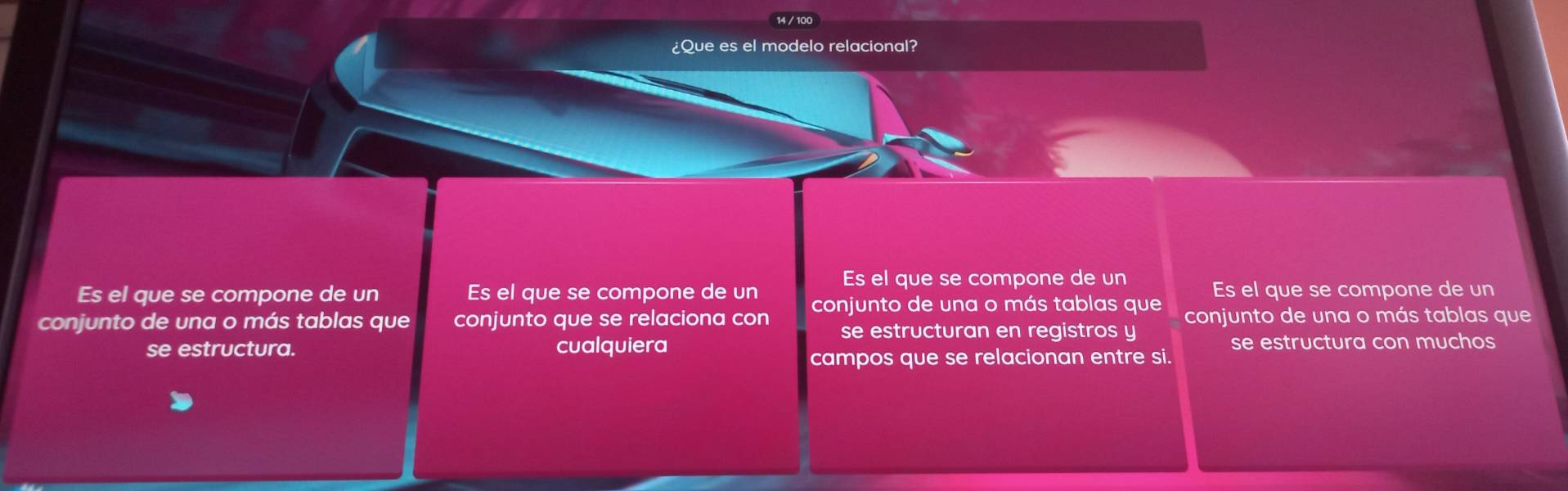 Resuelto:¿Que es el modelo relacional? Es el que se compone de un Es el ...