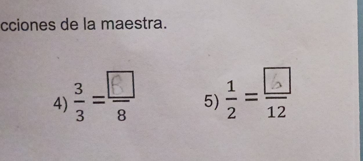 cciones de la maestra. 
4) 
5) ;-