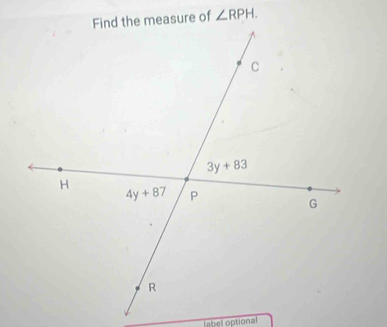 ∠ RPH.
label optional