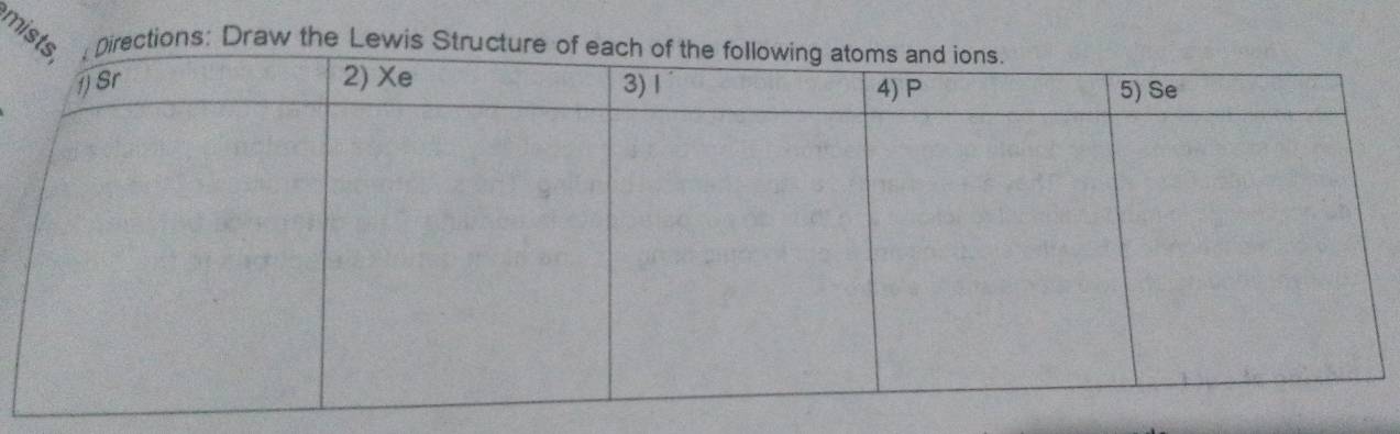 mistions: Draw the Lewis