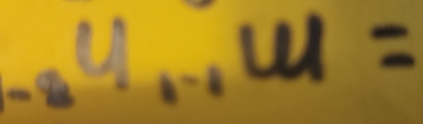 u^((1-1)^11-1)M=