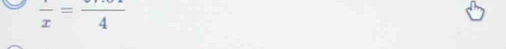 frac x=frac 4