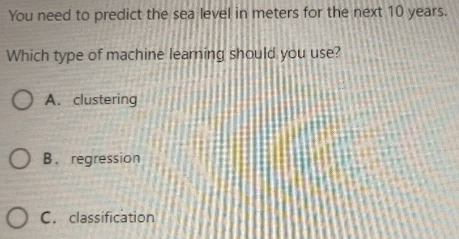 Solved: You need to predict the sea level in meters for the next 10 ...