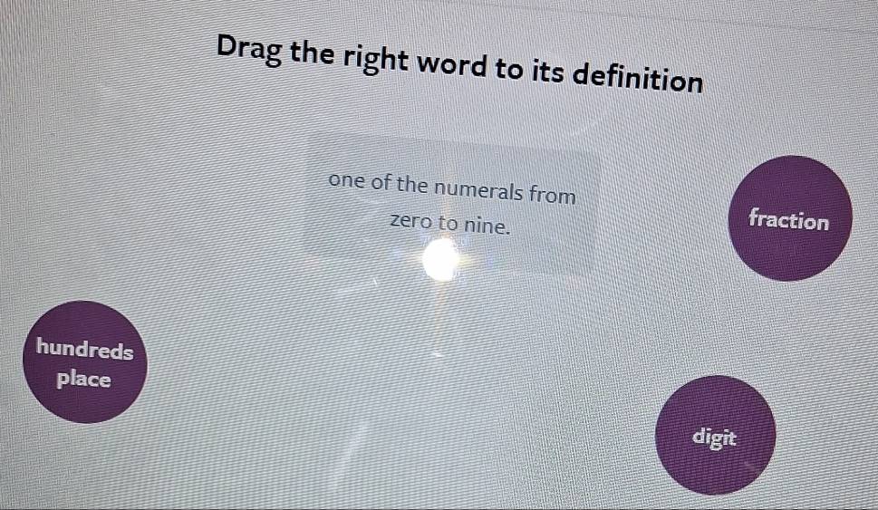 Solved: Drag the right word to its definition one of the numerals from ...