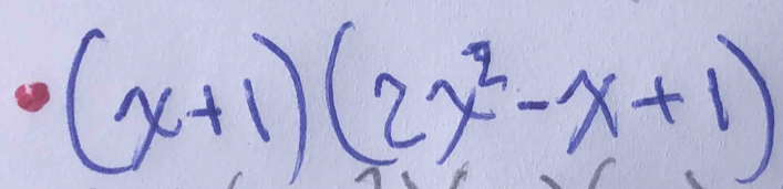 (x+1)(2x^2-x+1)