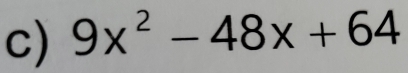 9x^2-48x+64