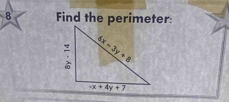 Find the perimeter: