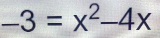 -3=x^2-4x