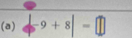  1/p 9+8|=□