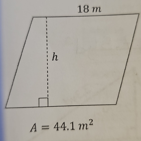 A=44.1m^2