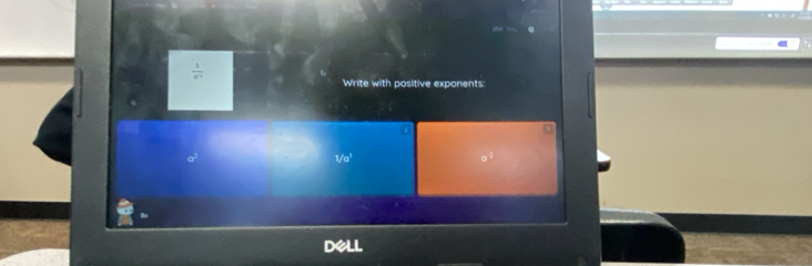  1/x 
Write with positive exponents: 
1 
,
Vsigma^1
a^(-2)
dell