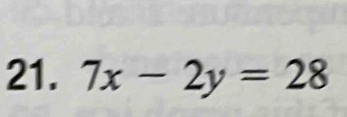 7x-2y=28