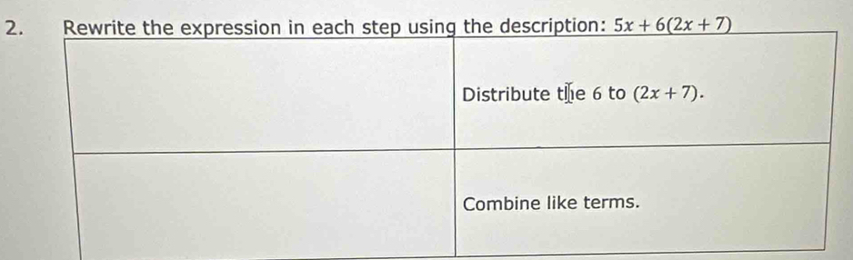 2 5x+6(2x+7)