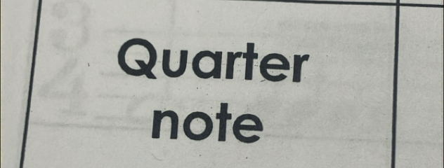 Quarter 
note