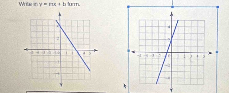 Write in y=mx+b form. 
.
Y