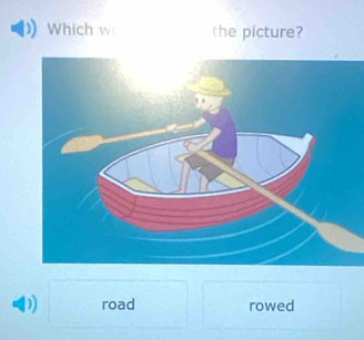 Which wo the picture?
) road rowed