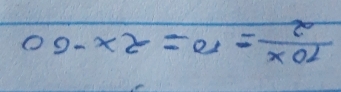 100-x2=0.1 6/x02 