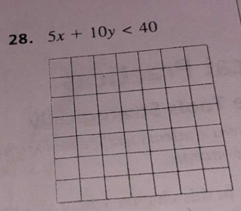 5x+10y<40</tex>