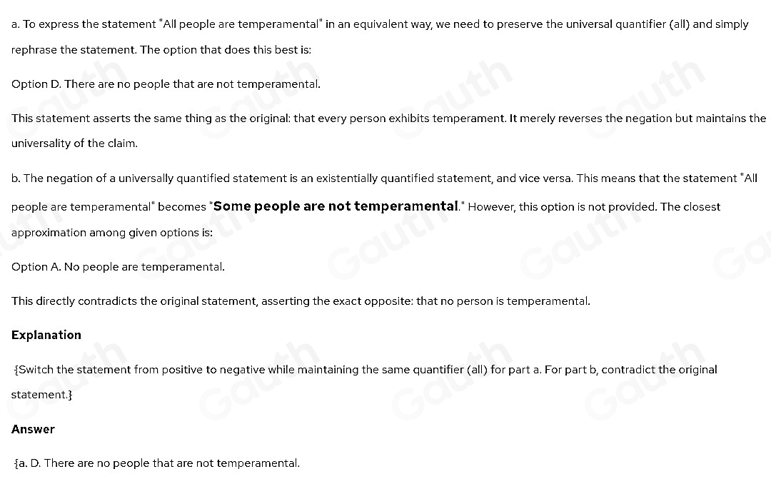 Solved: Express the quantified statement in an equivalent way, that is ...